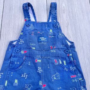 Vintage Baby B'Gosh Infant Boy Overalls Dog Print "Handy Dandy Dog" Size 18M